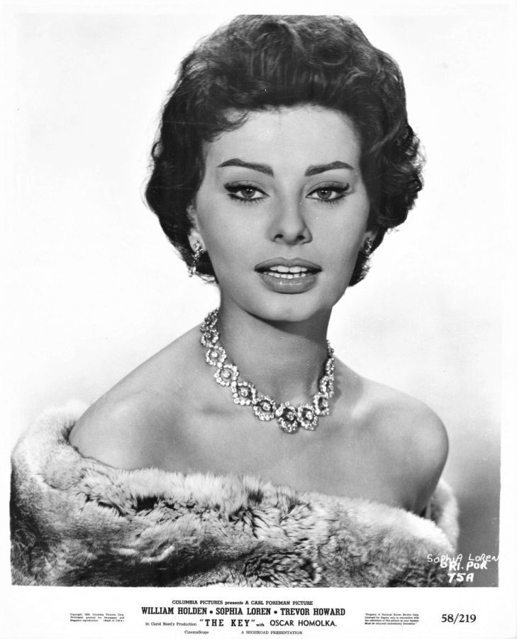 The Key Lobby Card, Sophia Loren