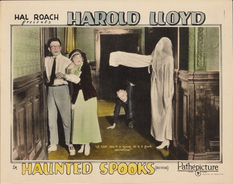 Harold Lloyd and Mildred Davis, Haunted Spooks 