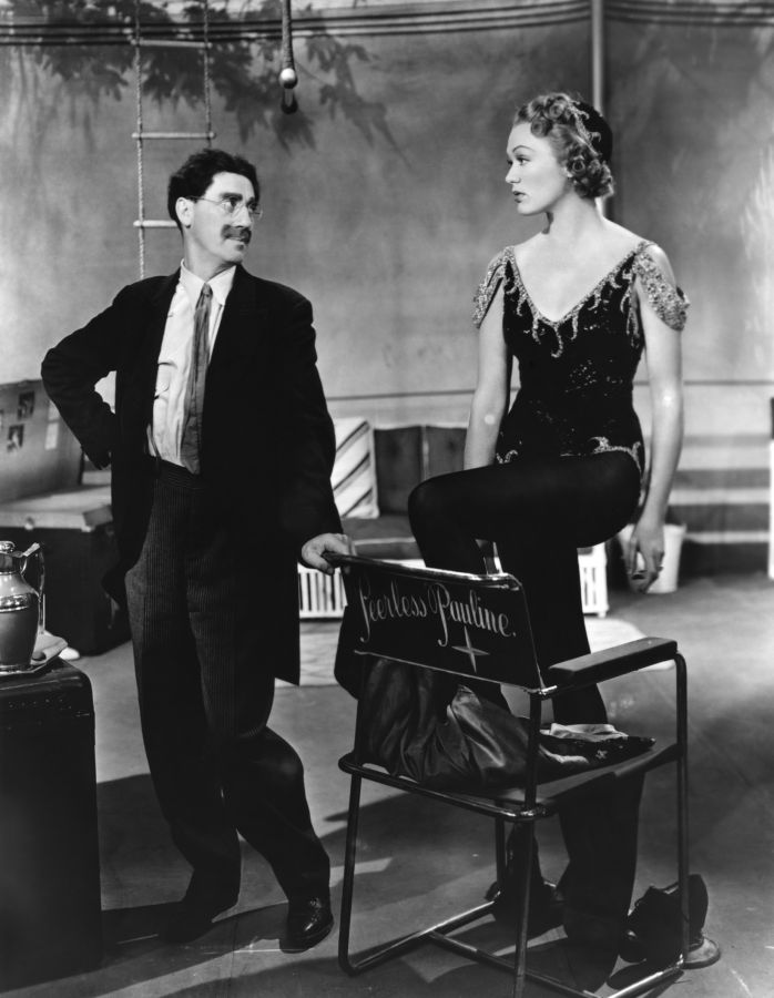 Groucho Marx and Eve Arden, At the Circus