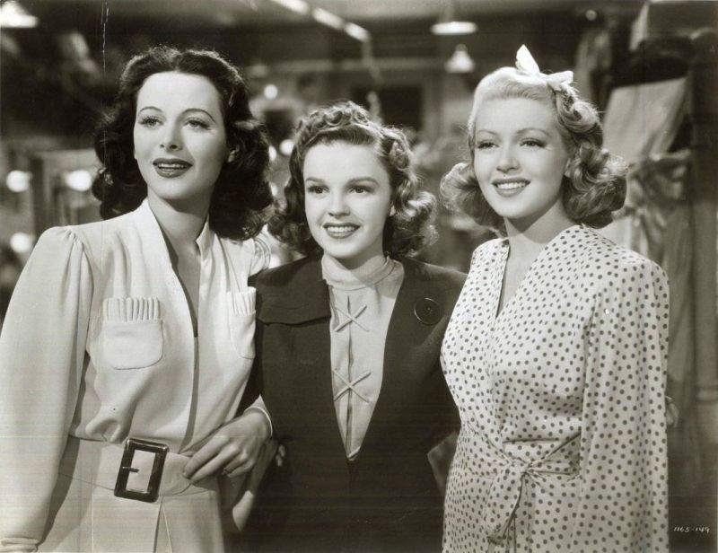 Hedy Lamarr, Judy Garland, and Lana Turner
