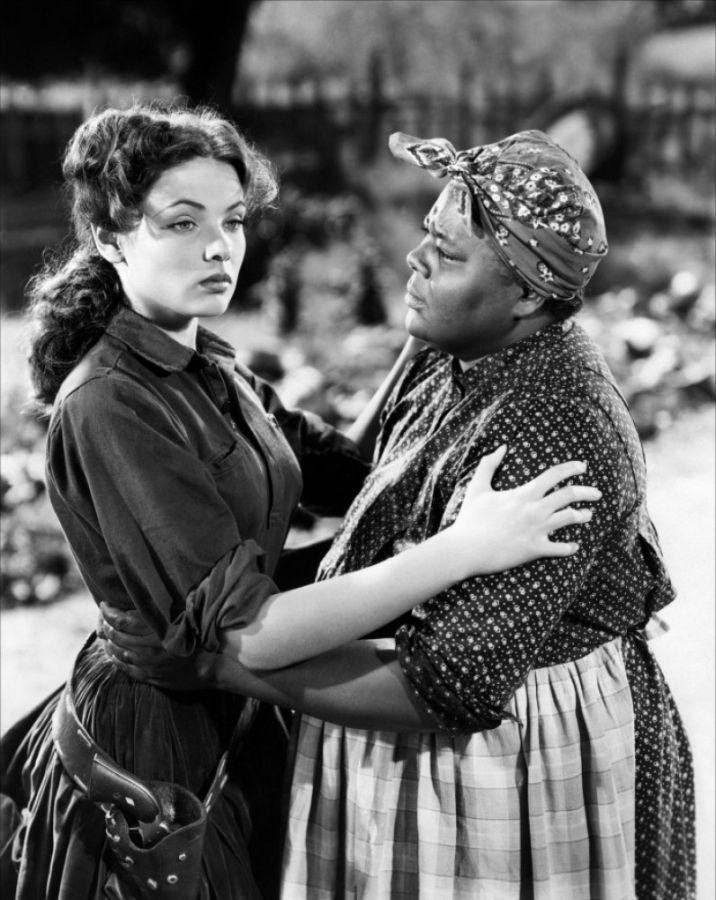 Gene Tierney and Louise Beavers