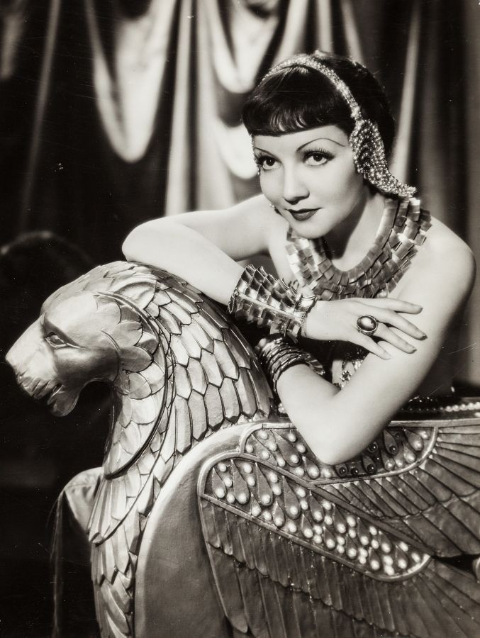 Claudette Colbert as Cleopatra 