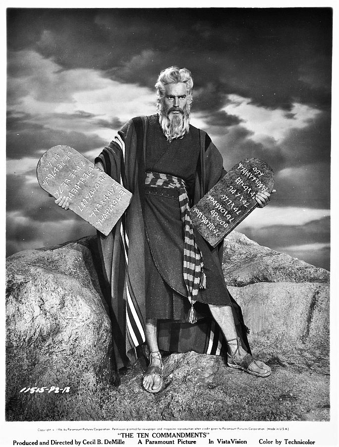 Charlton Heston, The Ten Commandments 