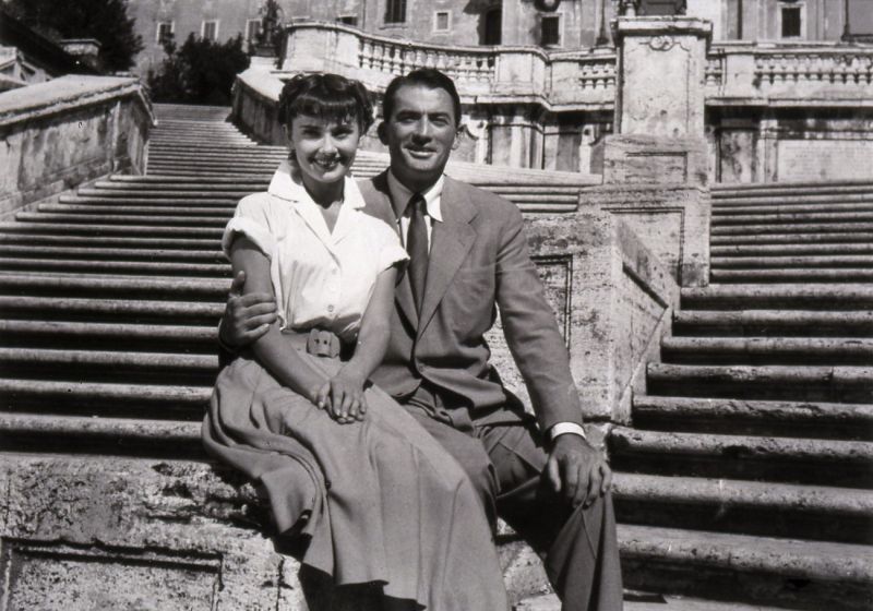 Audrey Hepburn and Gregory Peck, Roman Holiday 