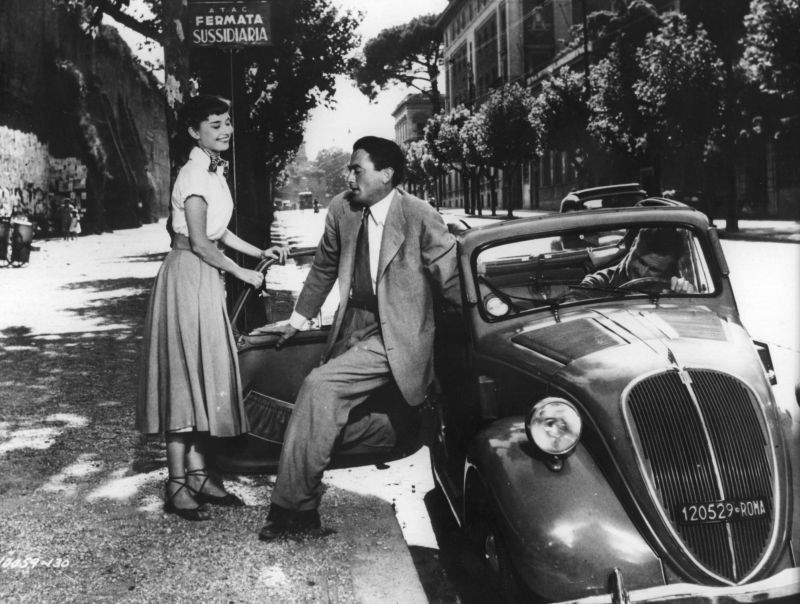 Audrey Hepburn and Gregory Peck, Roman Holiday 