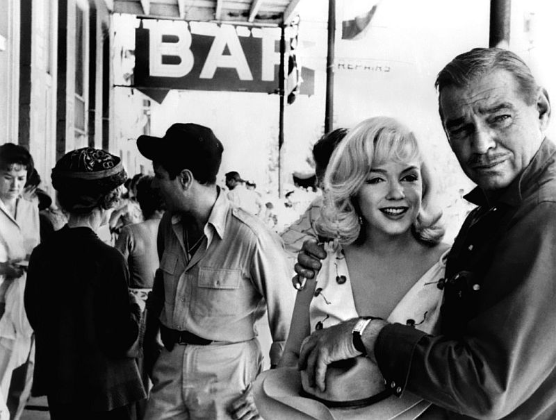 Clark Gable and Marilyn Monroe Behind the Scenes of The Misfits