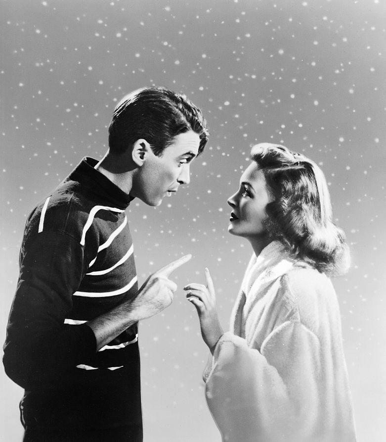 Donna Reed and James Stewart, It's a Wonderful Life Publicity Still