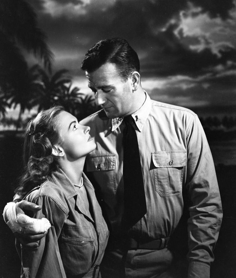 Donna Reed and John Wayne, They Were Expendable 