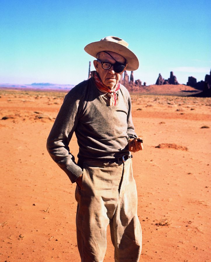 John Ford on the set of Cheyenne Autumn