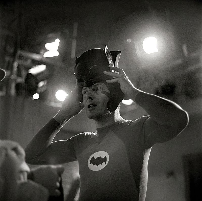 Adam West as Batman Behind the Scenes