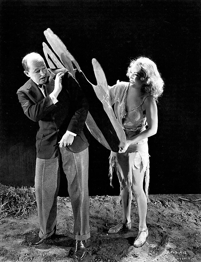 Fay Wray and Merian C. Cooper behind the Scenes of King Kong