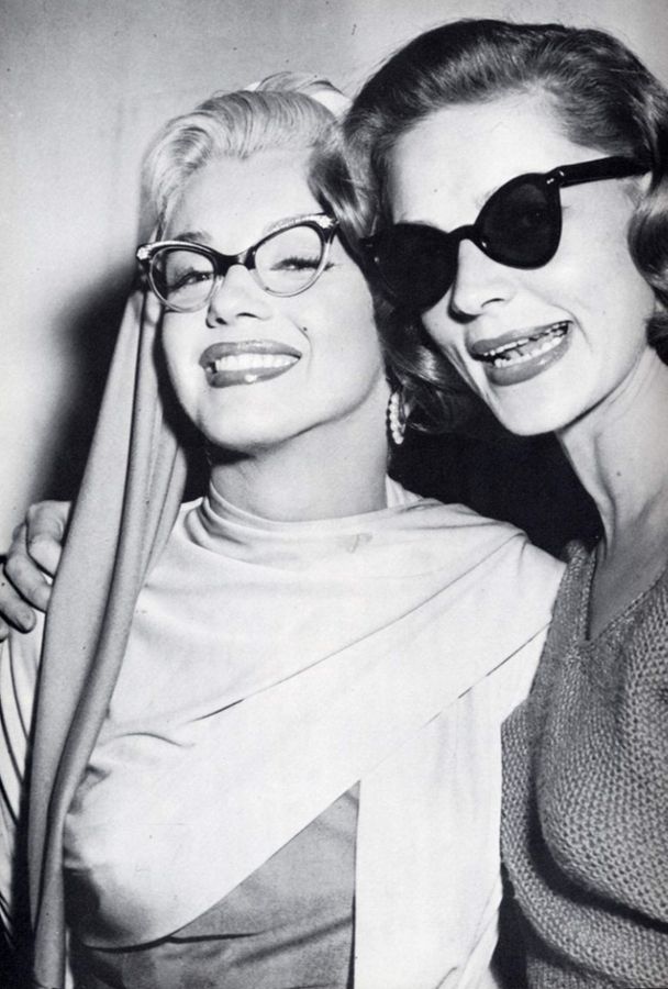 Marilyn Monroe and Lauren Bacall, Behind the Scenes of How to Marry a Millionaire
