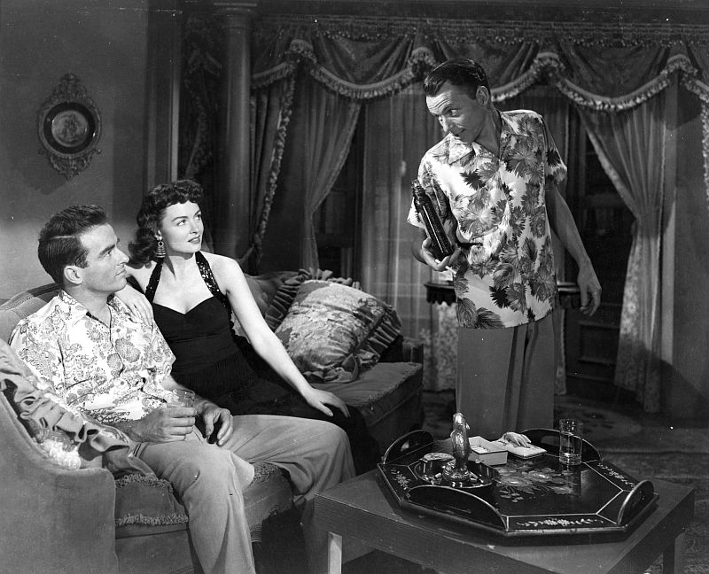 Montgomery Clift, Donna Reed, and Frank Sinatra in From Here to Eternity