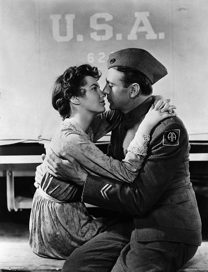 Gary Cooper and Joan Leslie, Sergeant York 