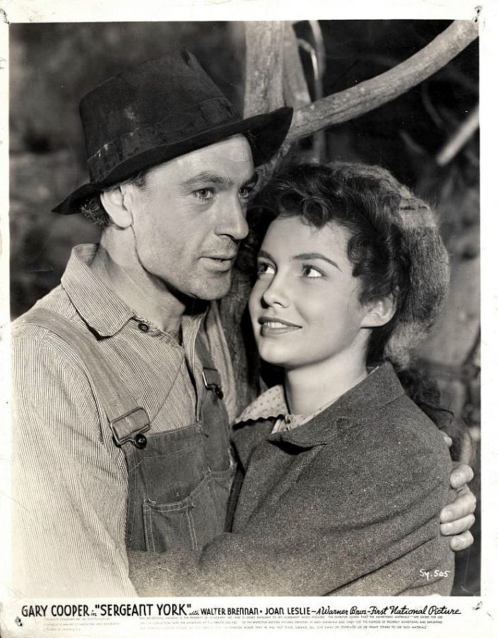 Gary Cooper and Joan Leslie, Sergeant York