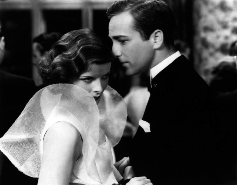 Katharine Hepburn and David Manners in A Bill of Divorcement