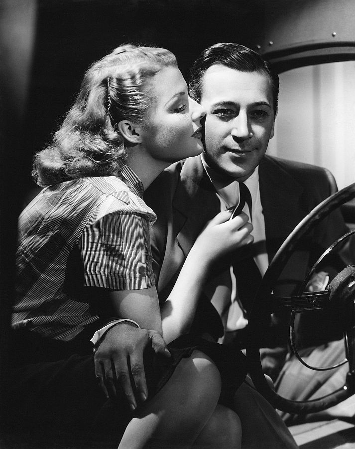 Ann Sheridan and George Raft, They Drive by Night